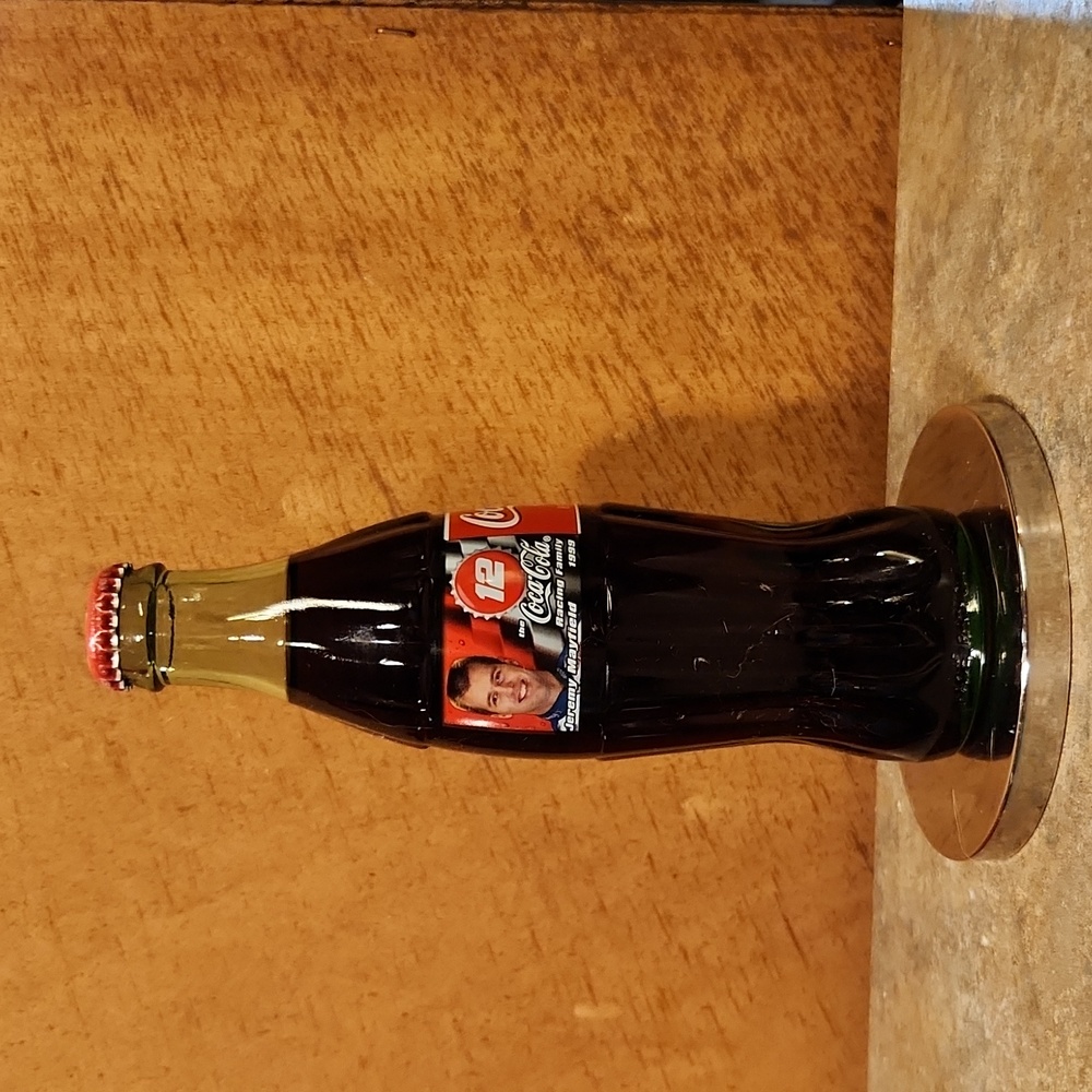 1999 Coca-Cola Bottle #12 Jeremy Mayfield NASCAR Coca-Cola Racing Family Coke